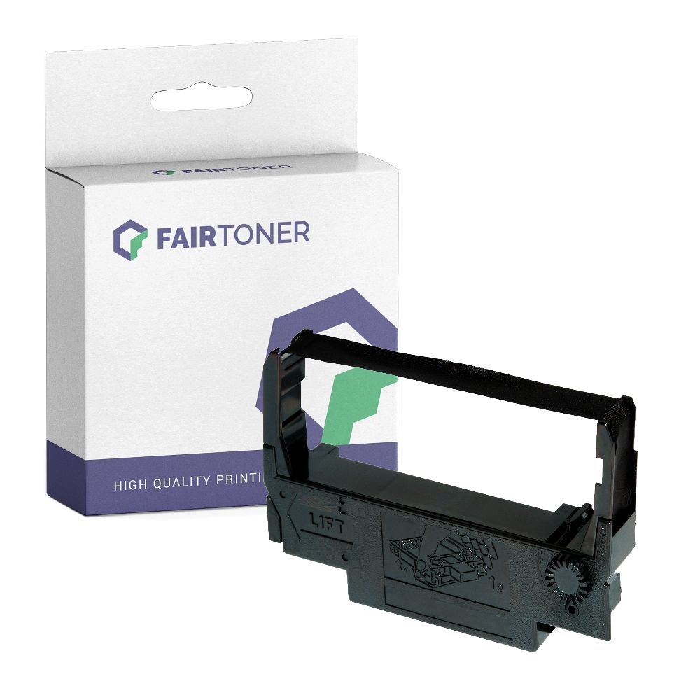 FairToner kompatibel für Epson Farbband C43S015374 / ERC-38-B Schwarz