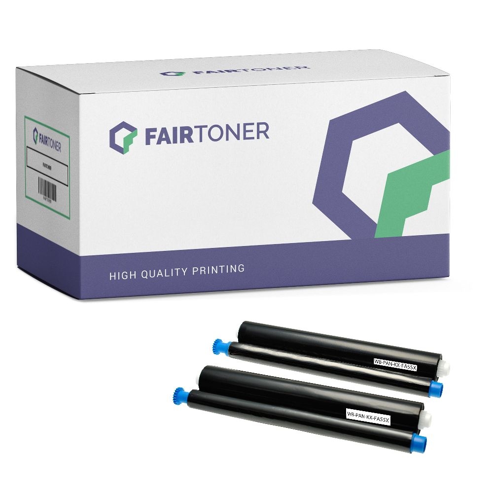 FairToner Thermorollen Panasonic KX-FA55X (2-Pack)
