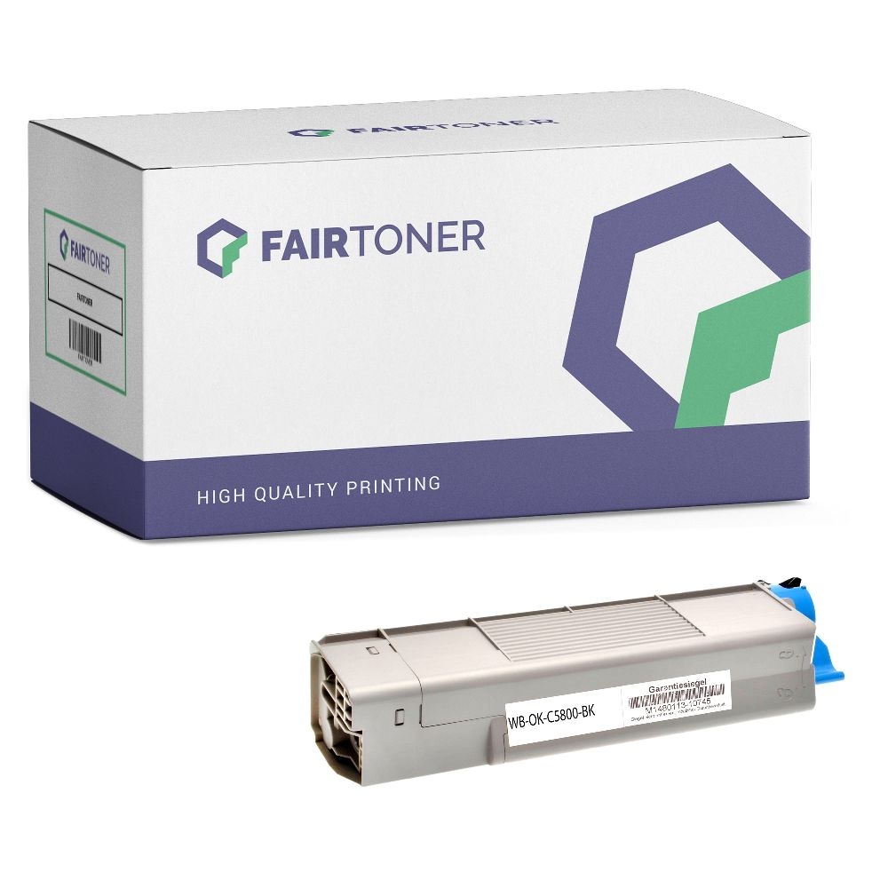 FairToner Toner OKI C5800 43324424 bk