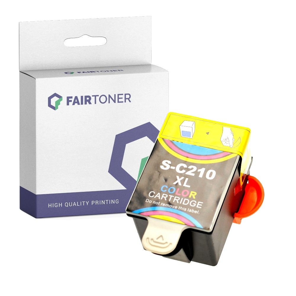 FairToner kompatibel für Samsung Tintenpatrone INK-C210/ELS / C210 Color