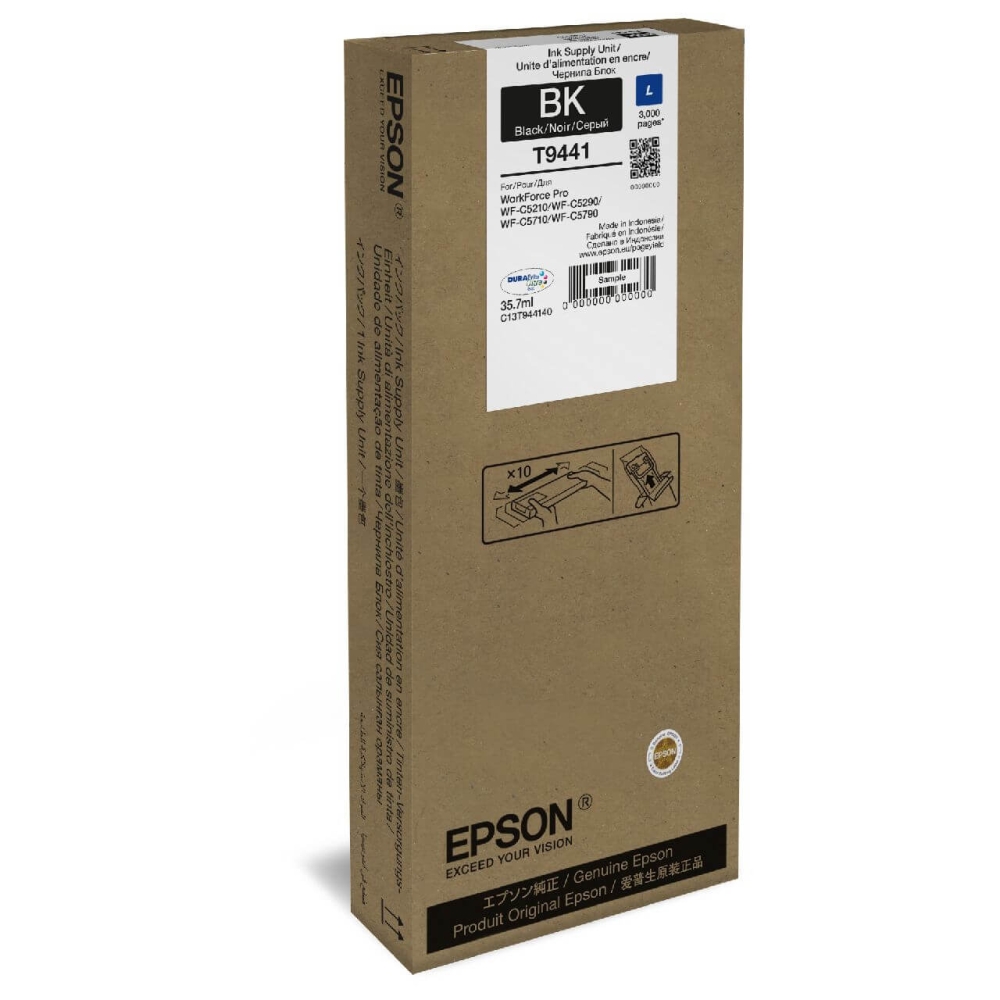 Original Epson Tintenpatrone C13T944140 / T9441 Schwarz