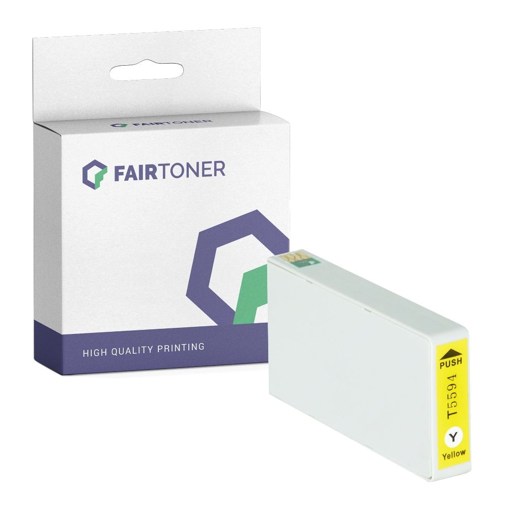 FairToner kompatibel für Epson Tintenpatrone C13T55944010 / T5594 Gelb