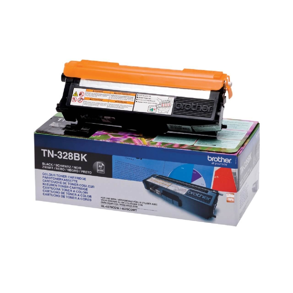 Original Toner für Brother TN-328BK