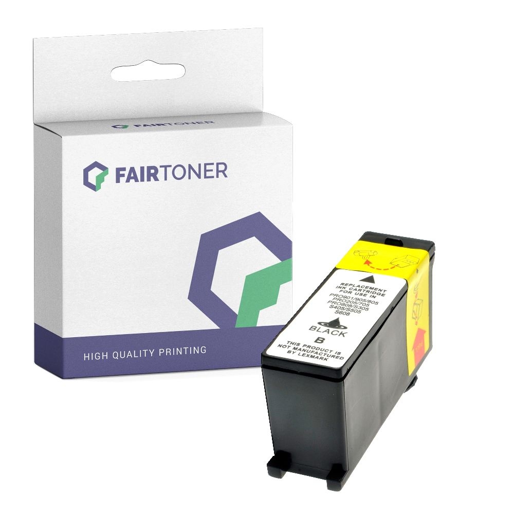 FairToner kompatibel für Lexmark Tintenpatrone 14N1092E / 100XLA Schwarz
