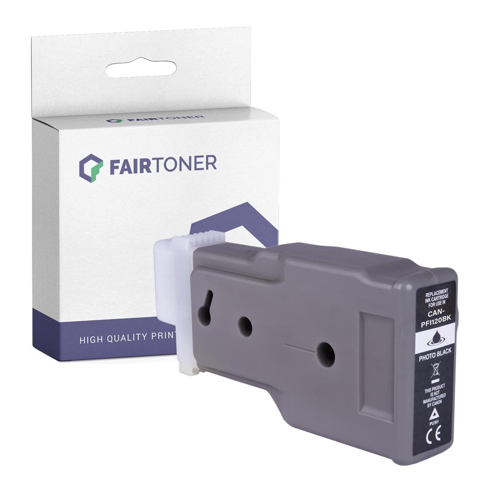 FairToner kompatibel für Canon Tintenpatrone 2884C001 / PFI-120MBK Matt Schwarz