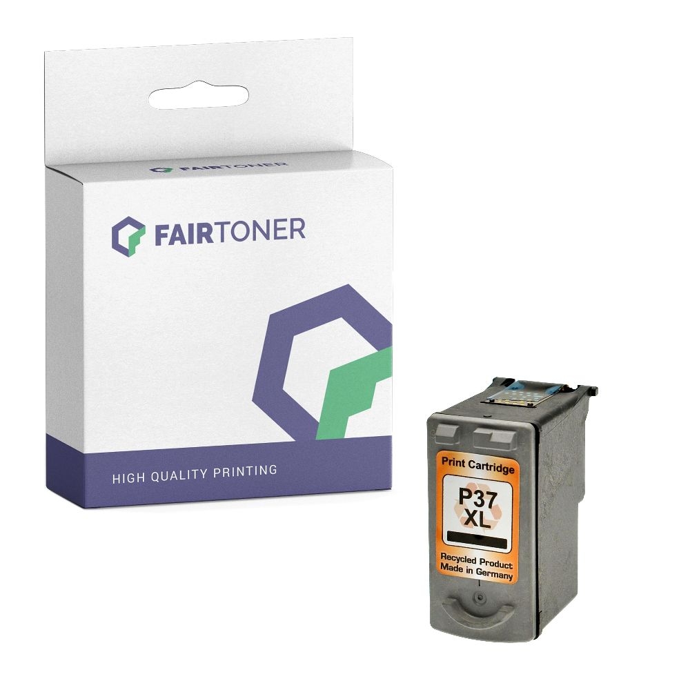 FairToner kompatibel für Canon Tintenpatrone 2145B001 / PG-37 Schwarz