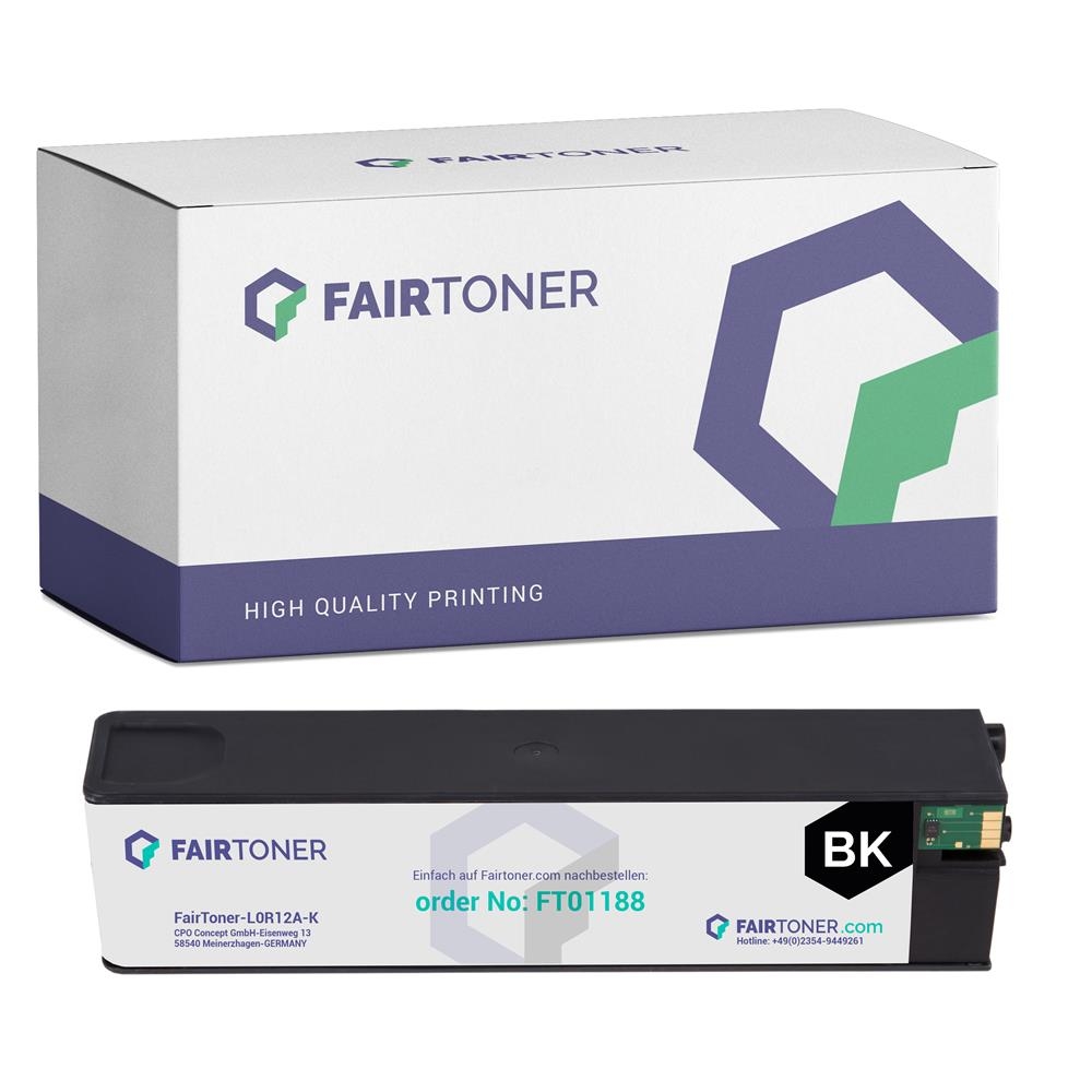 FairToner kompatibel für HP Tintenpatrone L0R12A / 981X Schwarz