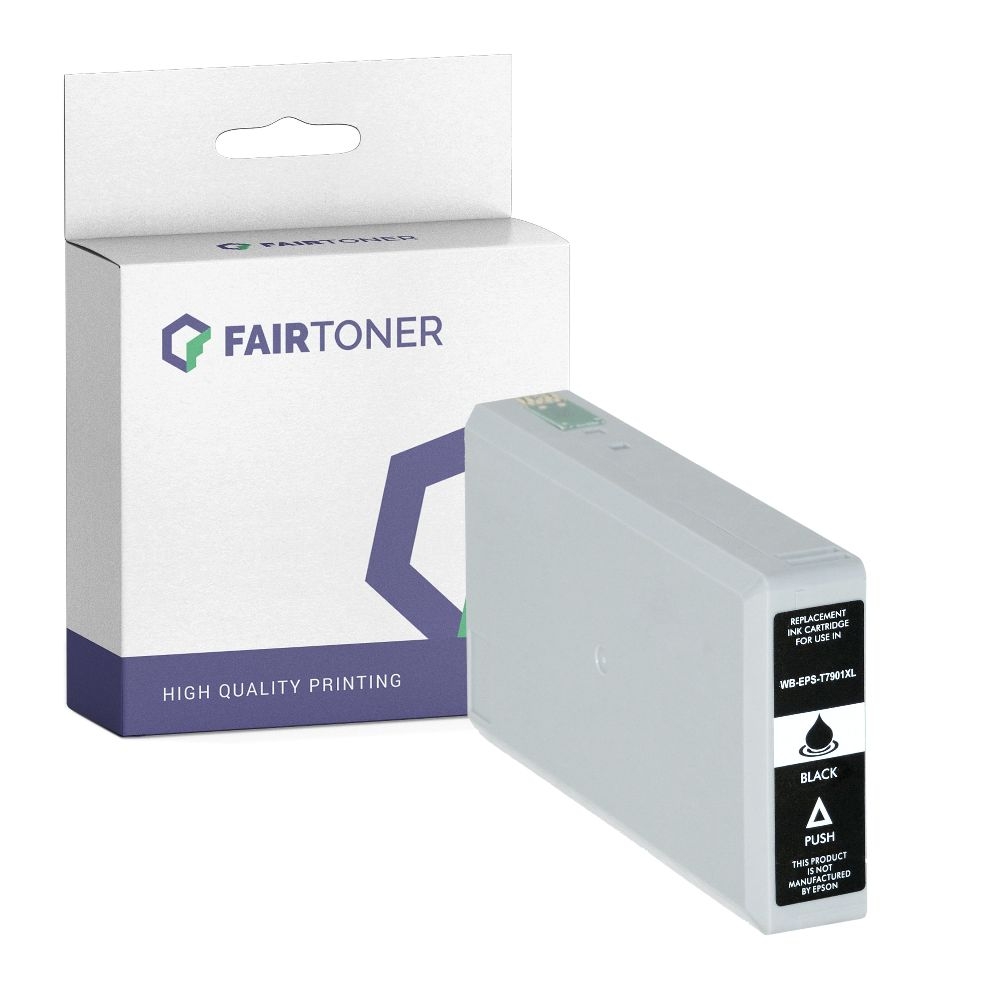 FairToner kompatibel für Epson Tintenpatrone C13T79114010 / 79 Schwarz