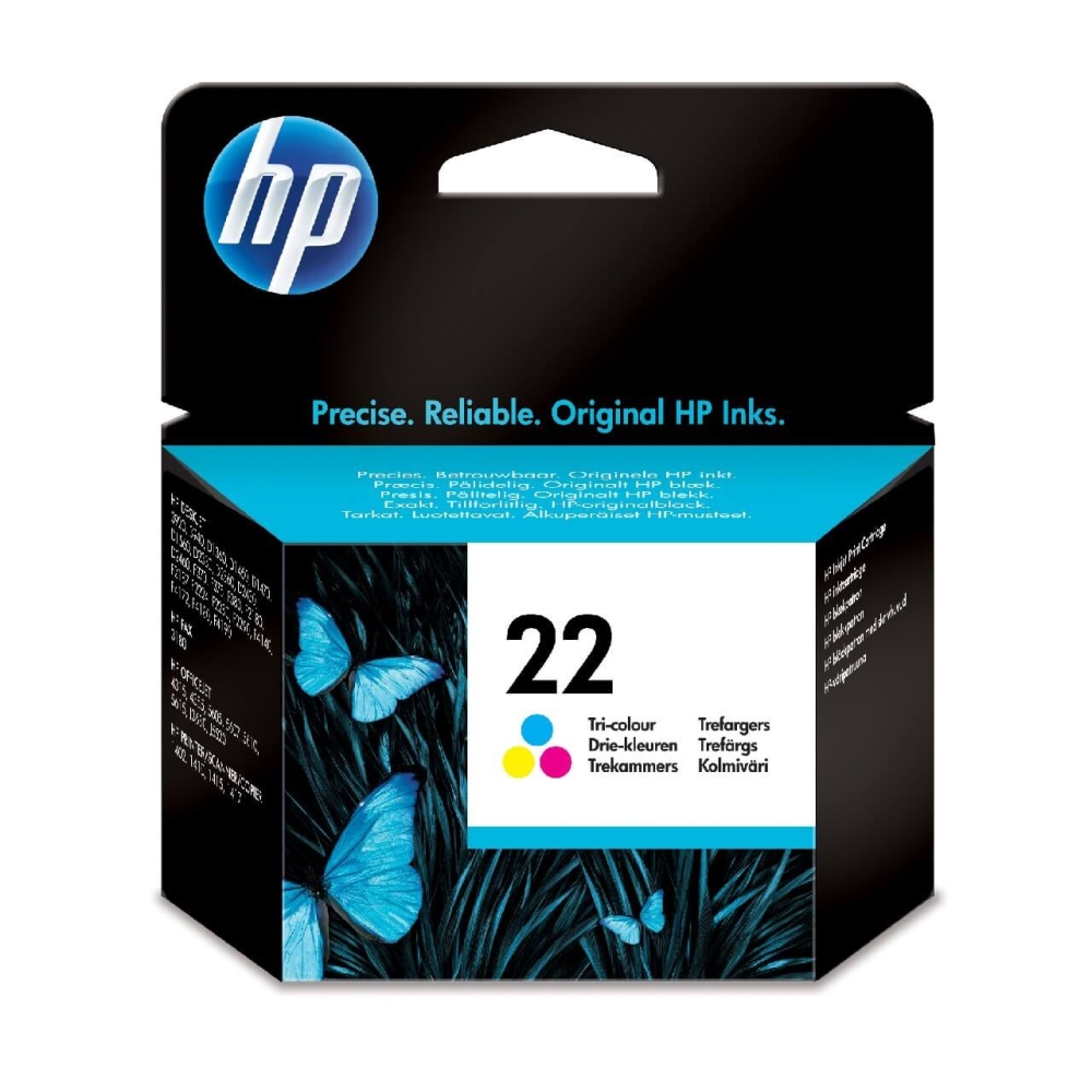 Original HP Tintenpatrone C9352AE / 22 Color