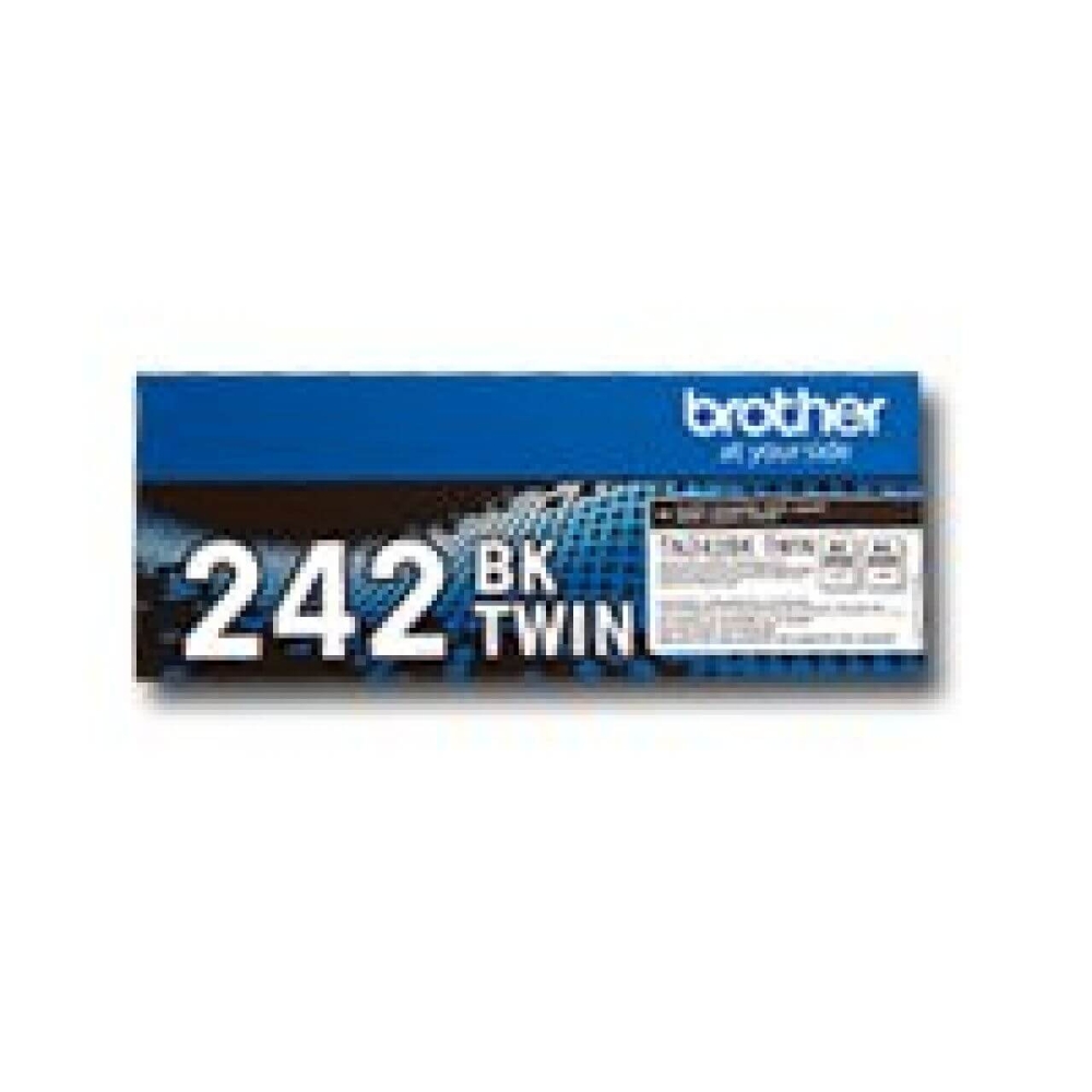 Original Set 2 Toner Brother TN-242BKTWIN bk