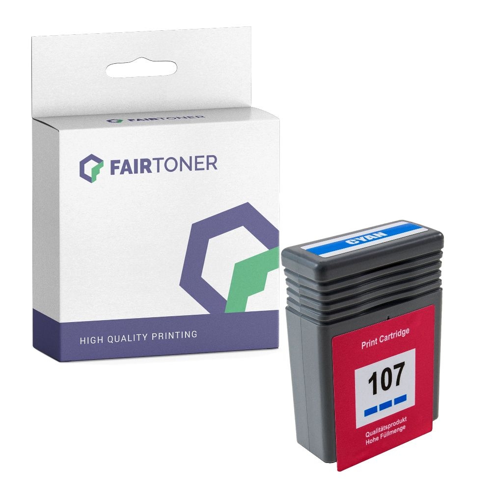 FairToner kompatibel für Canon Tintenpatrone 6706B001 / PFI-107C Cyan