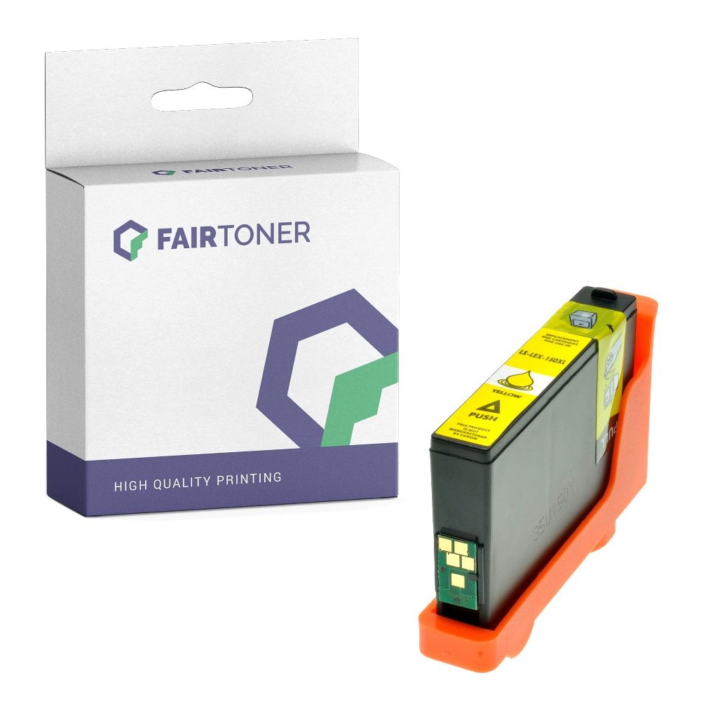 FairToner kompatibel für Lexmark Tintenpatrone 14N1650 / 150XLA Gelb
