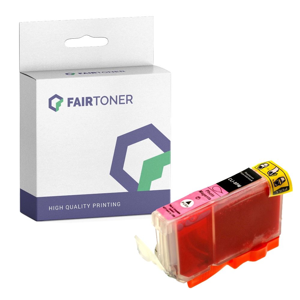 FairToner kompatibel für Canon Tintenpatrone 0625B001 / CLI-8PM Photo Magenta