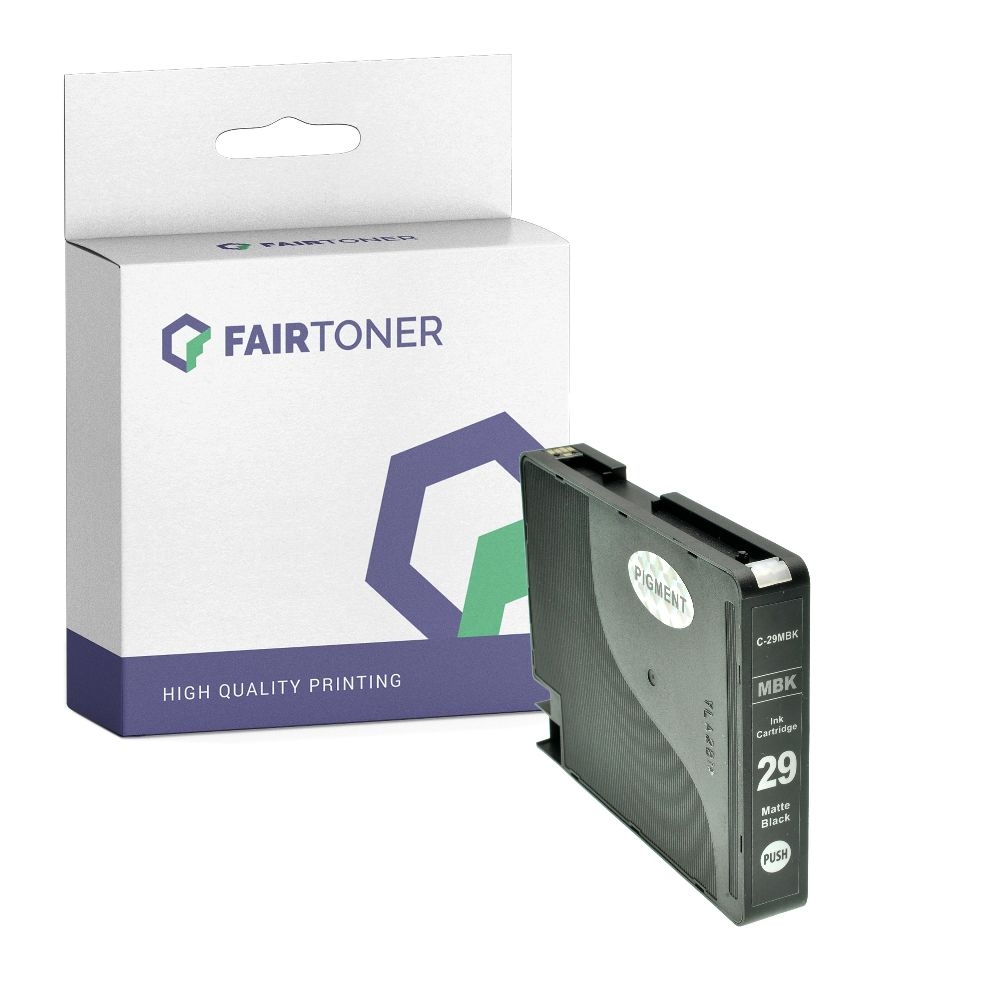 FairToner kompatibel für Canon Tintenpatrone 4868B001 / PGI-29MBK Matt Schwarz