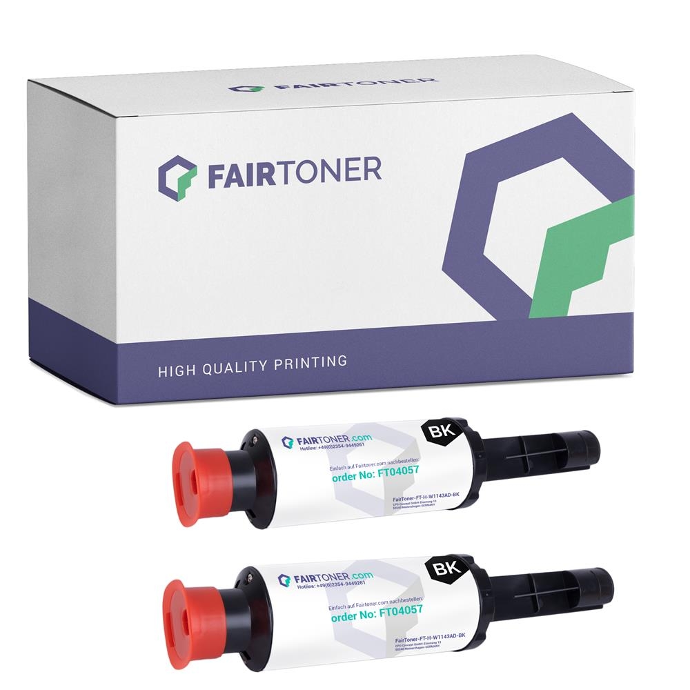 FairToner Toner HP W1143AD 2xbk