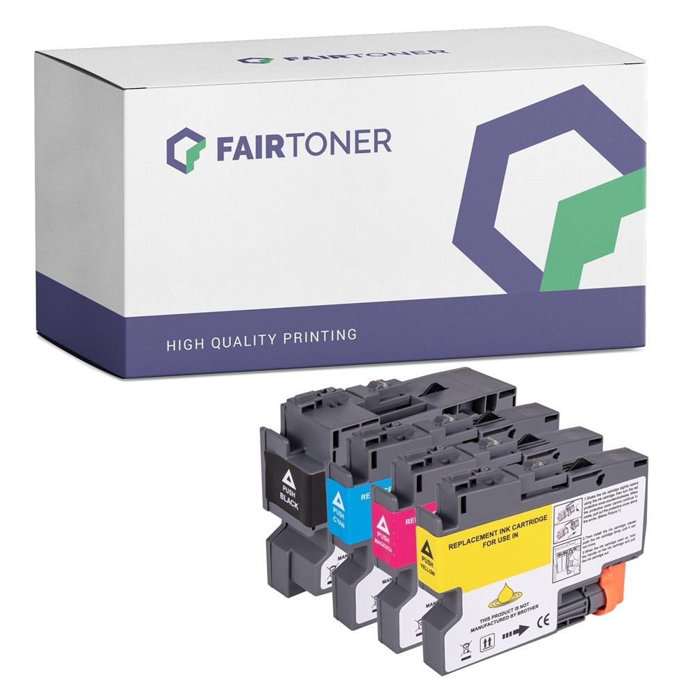 FairToner 4er Multipack Brother LC424VAL