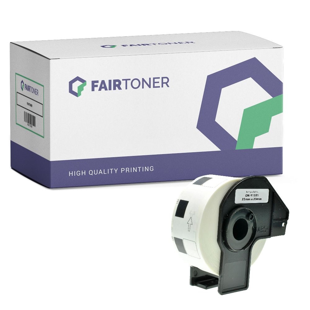 FairToner Etiketten Brother DK11221 23x23mm