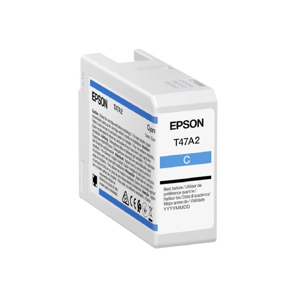 Original Epson Tintenpatrone C13T47A200 / T47A2 Cyan