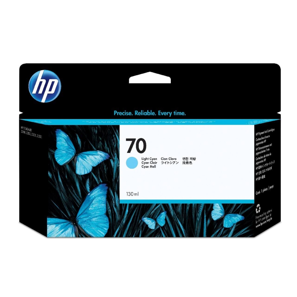 Original HP Tintenpatrone C9390A / 70 Photo Cyan