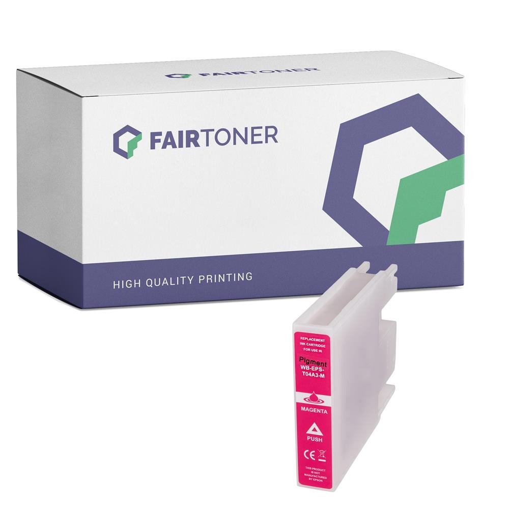 FairToner kompatibel für Epson Tintenpatrone C13T04A340 / T04A3 Magenta