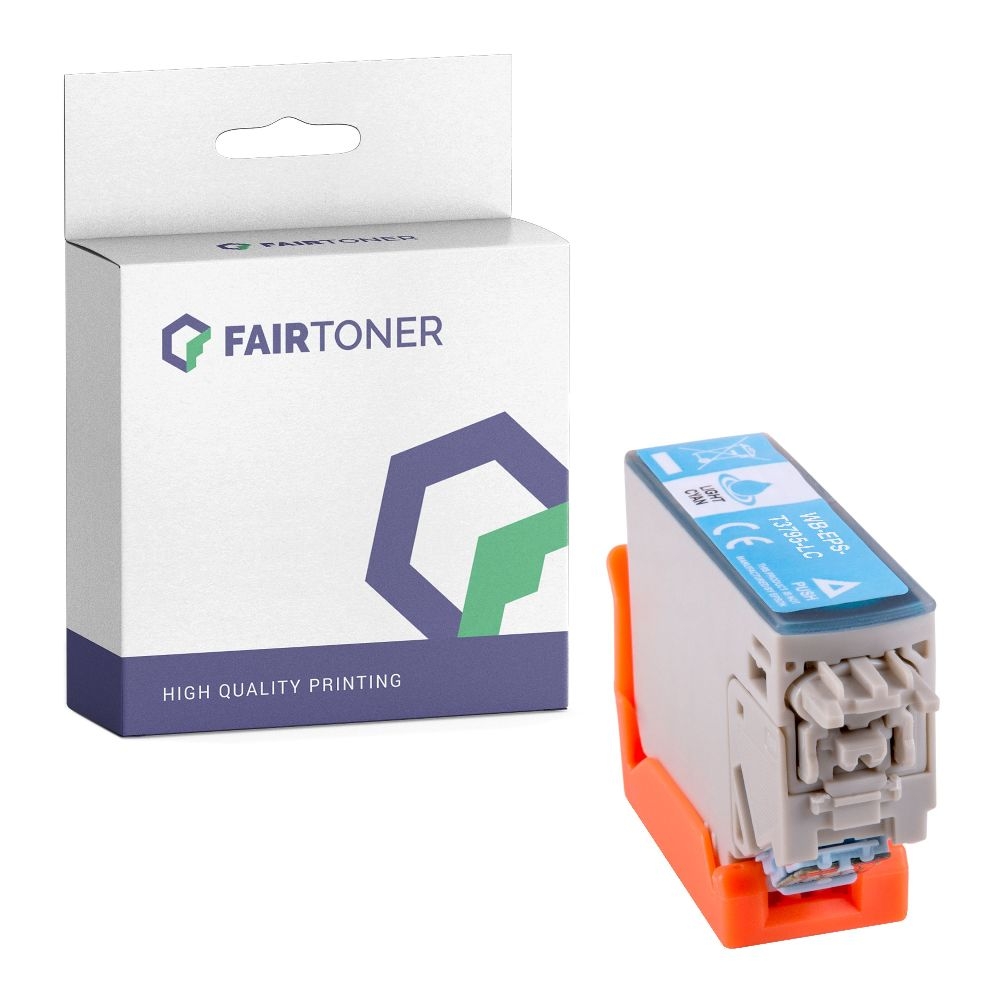 FairToner kompatibel für Epson Tintenpatrone C13T37954010 / 378XL Photo Cyan [XL Füllmenge]