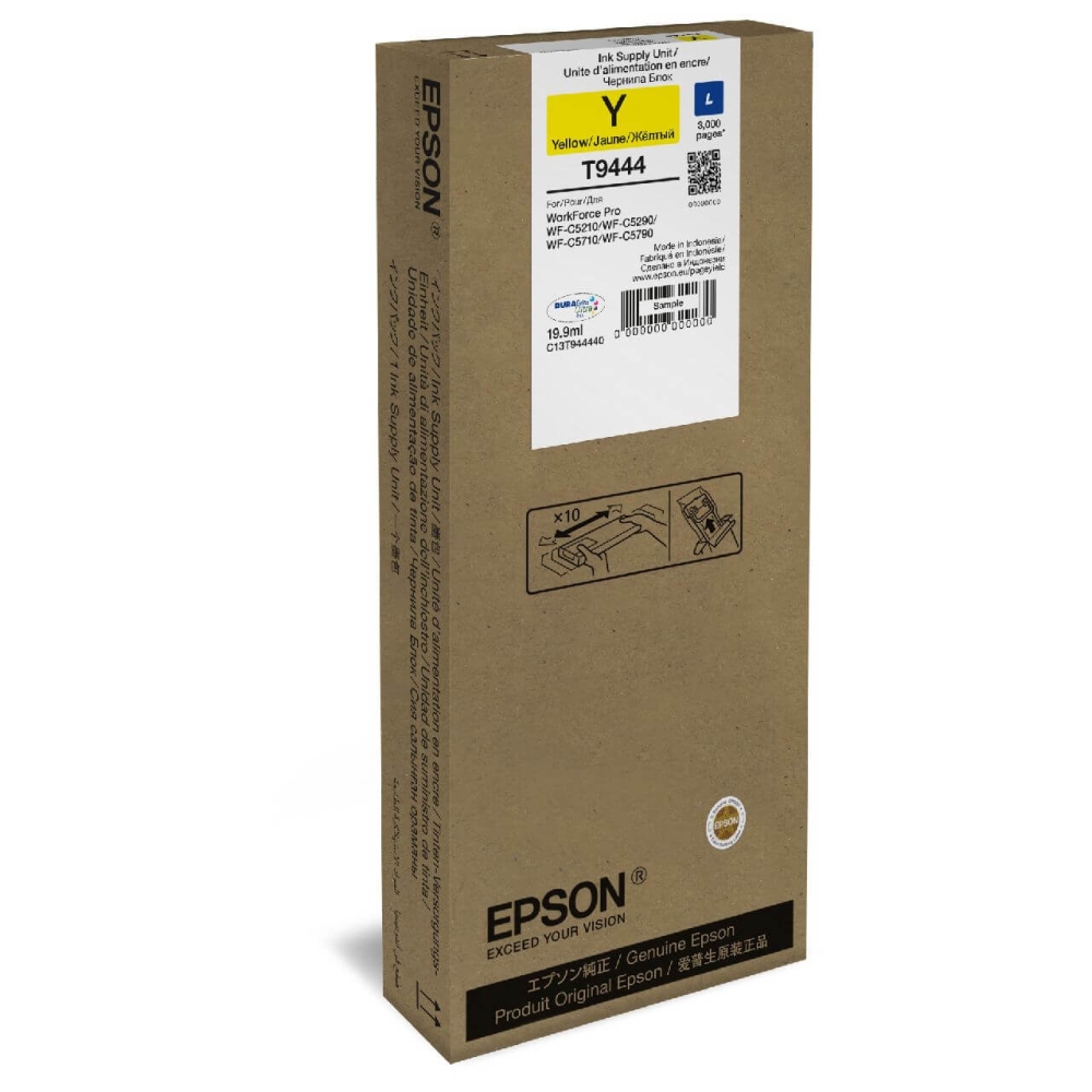 Original Epson Tintenpatrone C13T944440 / T9444 Gelb