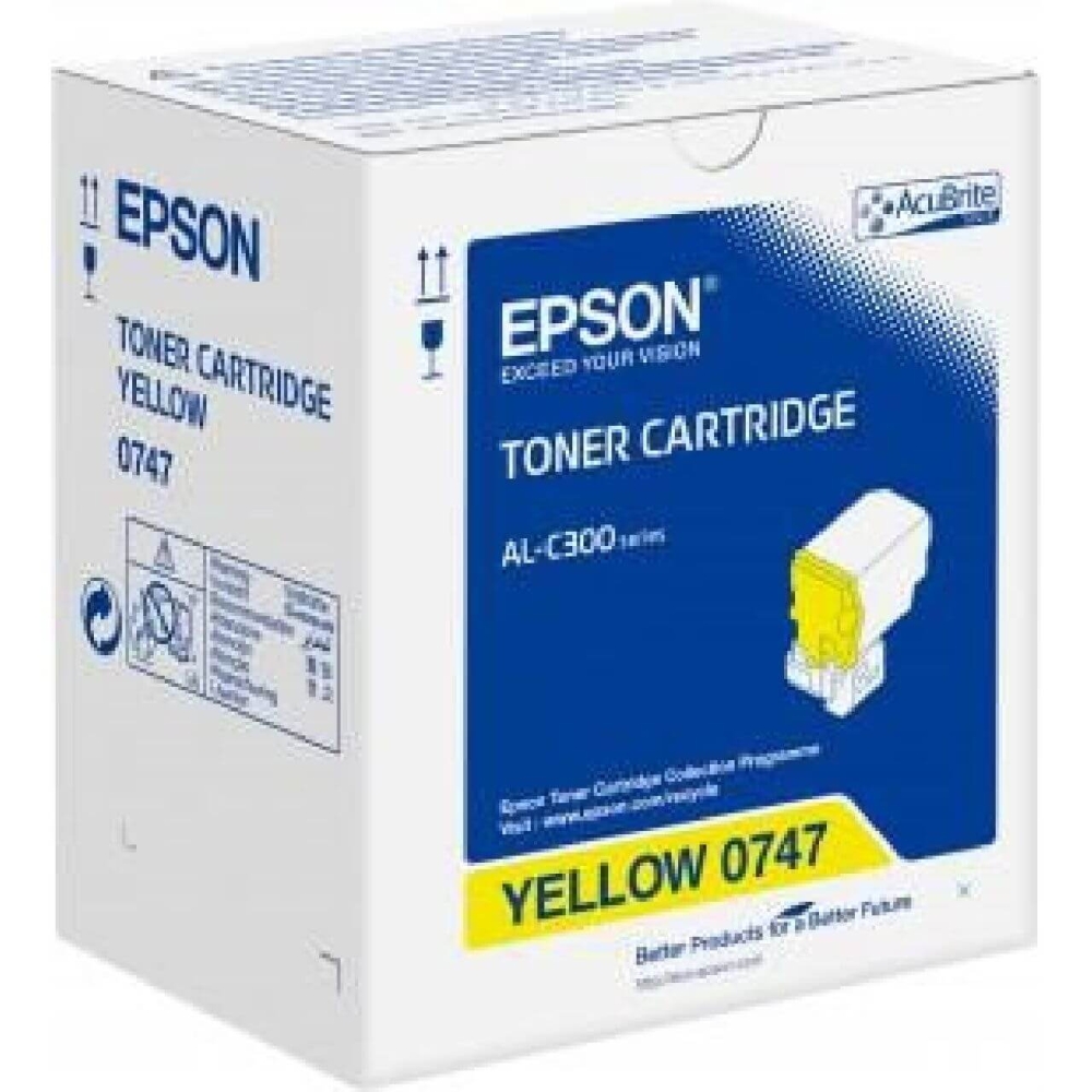 Original Epson Toner C13S050747/0747 Gelb