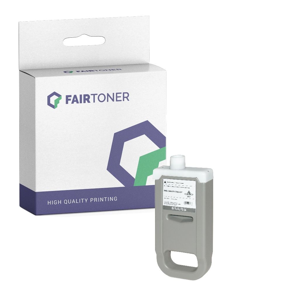 FairToner kompatibel für Canon Tintenpatrone 2221B001 / PFI-702GY Grau