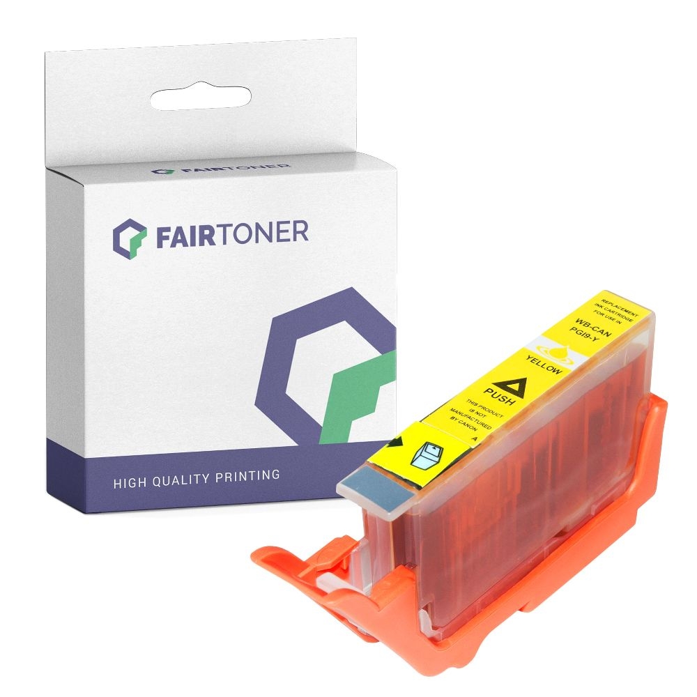 FairToner kompatibel für Canon Tintenpatrone 1037B001 / PGI-9Y Gelb