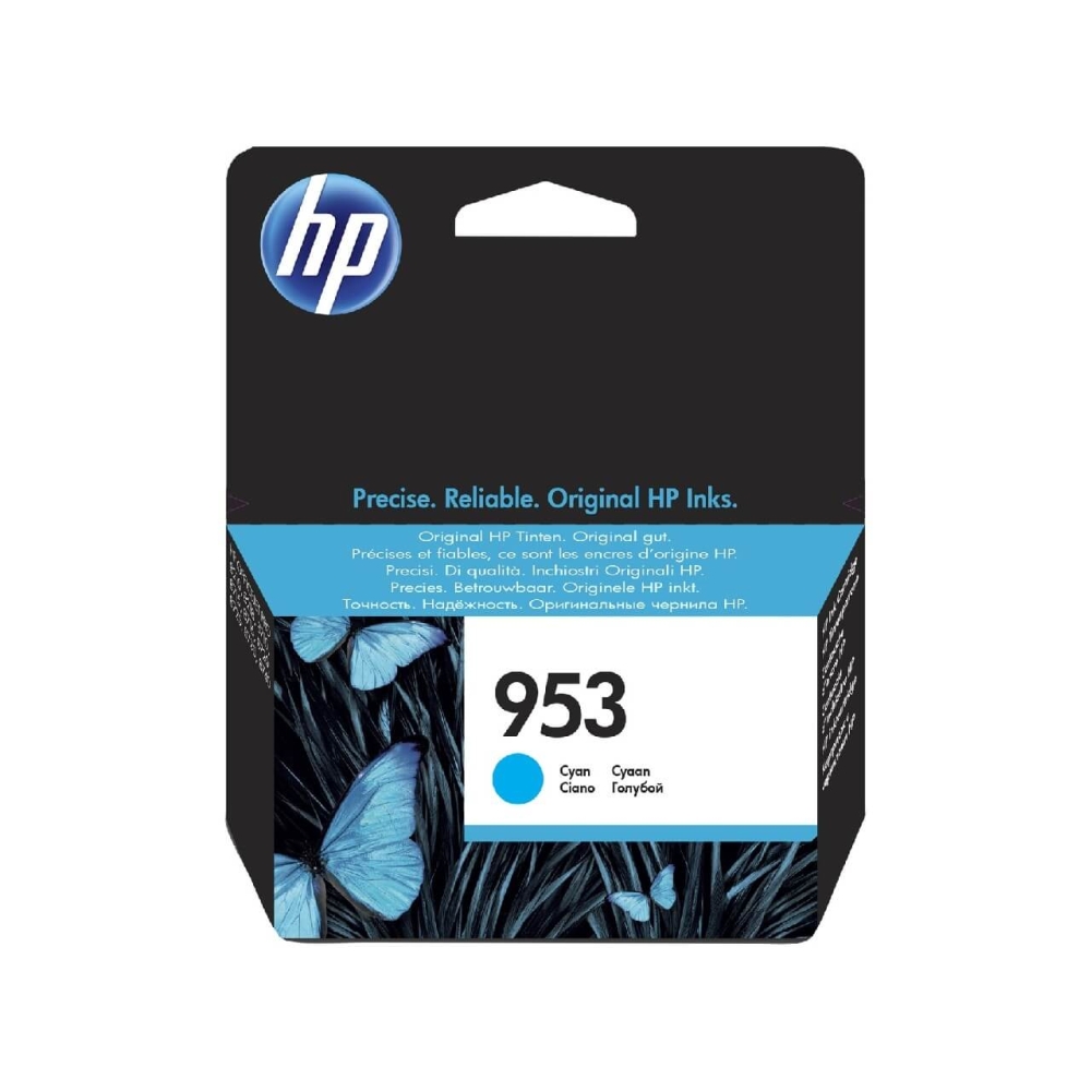 Original HP Tintenpatrone F6U12AE / 953 Cyan