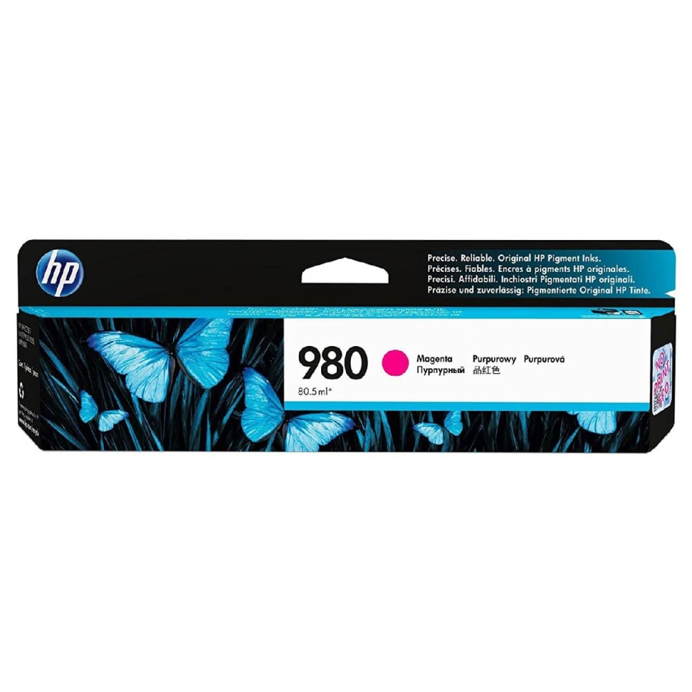 Original HP Tintenpatrone D8J08A / 980 Magenta
