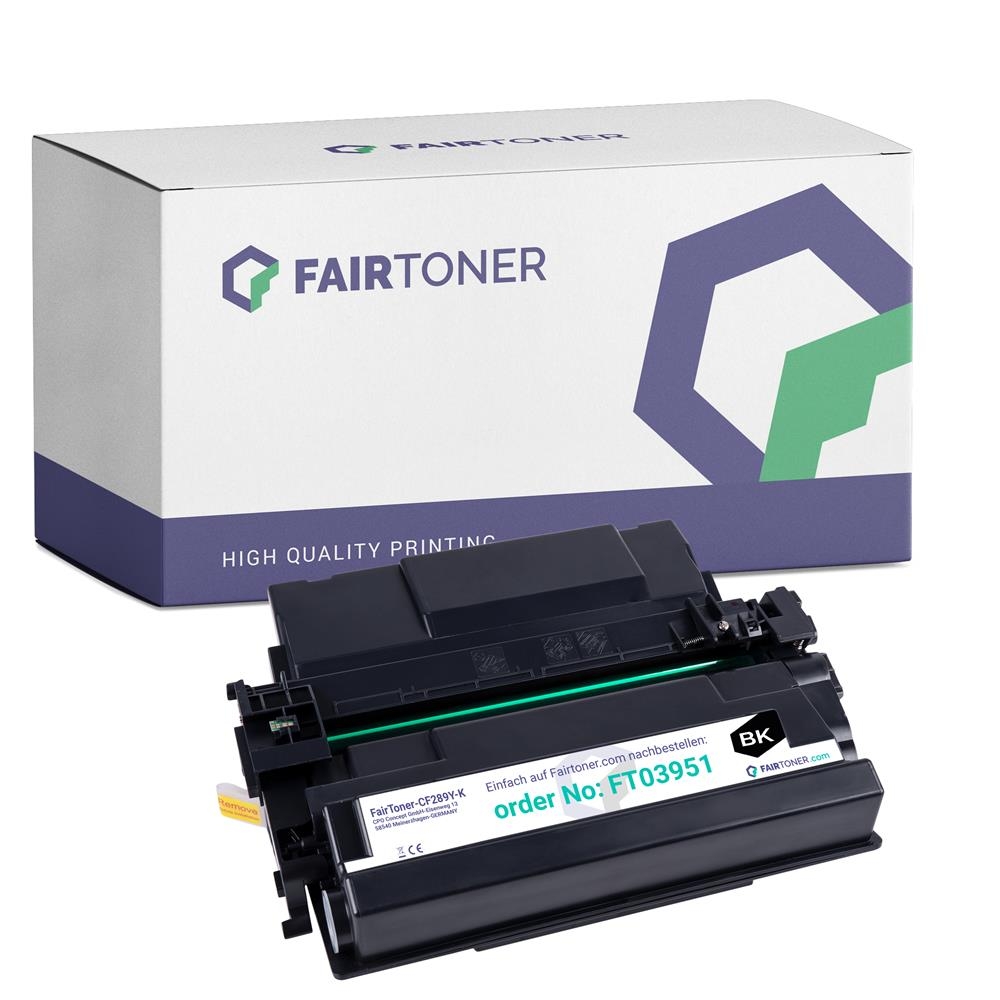 FairToner Toner HP CF289Y bk