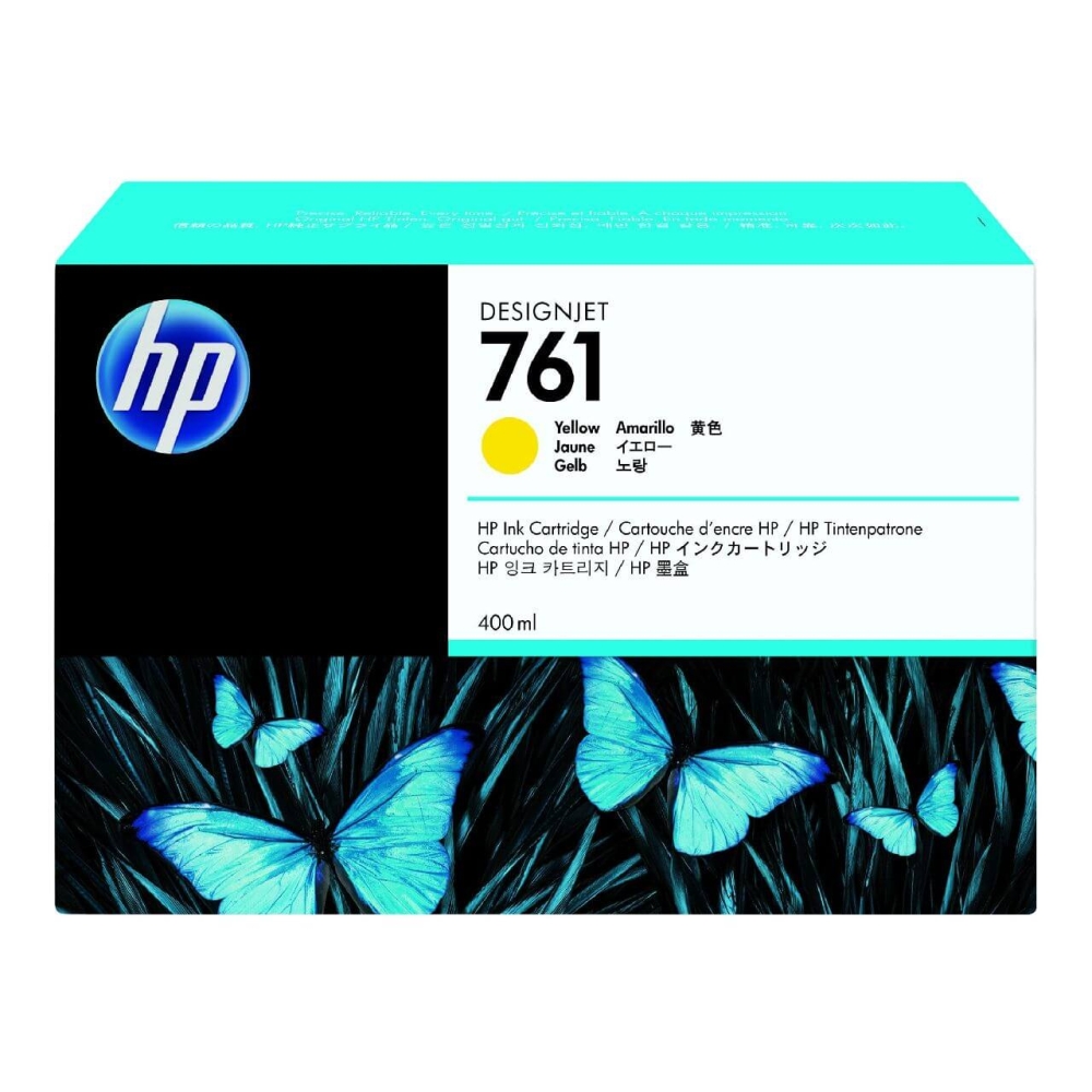 Original HP Tintenpatrone CM992A / 761 Gelb