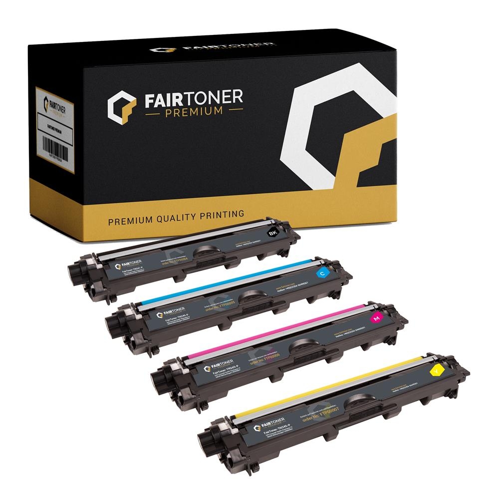 FairToner Premium 4 Toner Brother TN241 TN245 1xbk 1xcmy