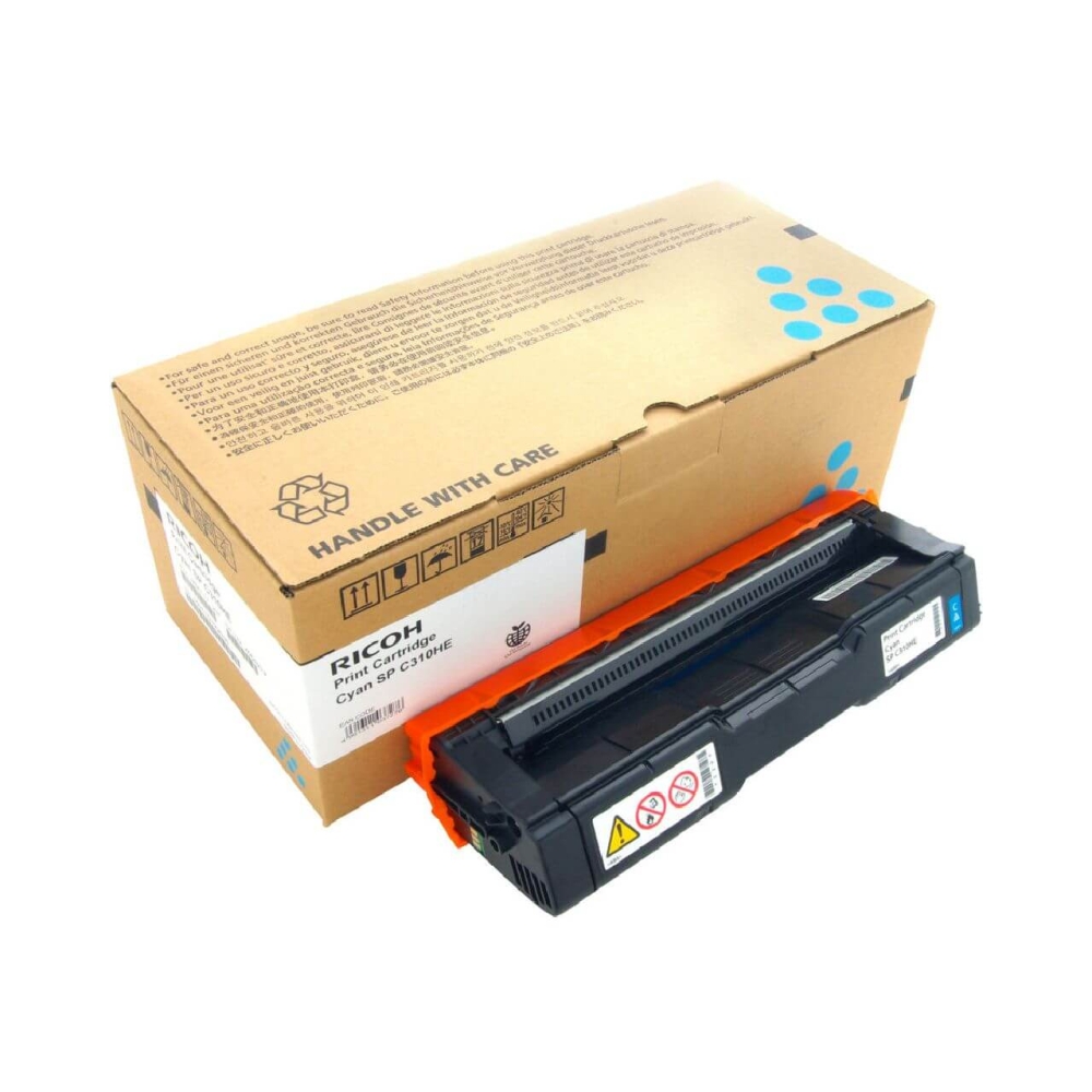 Original Ricoh Toner 406480/TYPESPC310HE Cyan