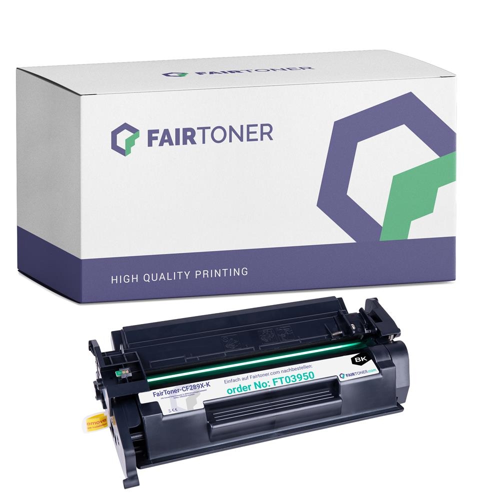 FairToner Toner HP CF289X bk
