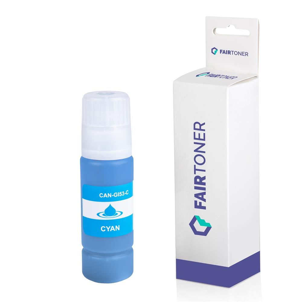 FairToner kompatibel für Canon Tintenpatrone 4673C001 / GI-53C Cyan
