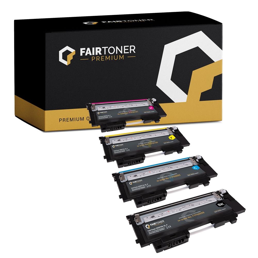 FairToner Premium Set 4 Toner HP W2070A-W2073A HC 1xbk 1xcmy