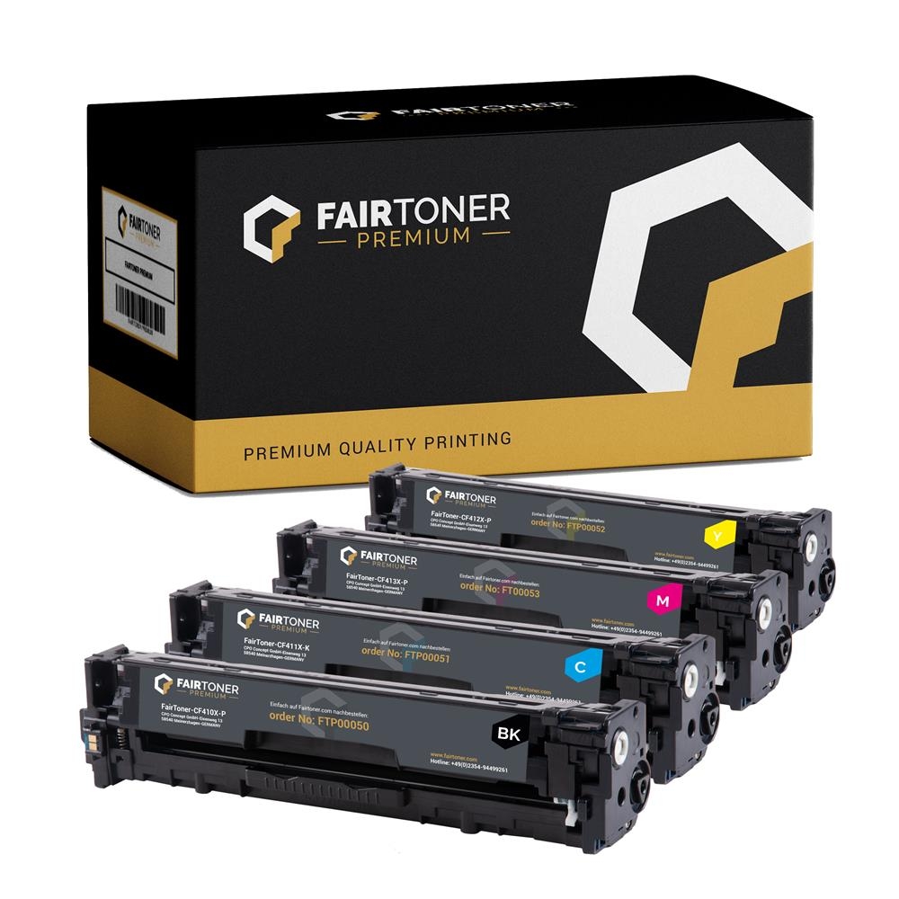 FairToner Premium 4 Toner HP CF410X-CF413X 1xbk 1xcmy