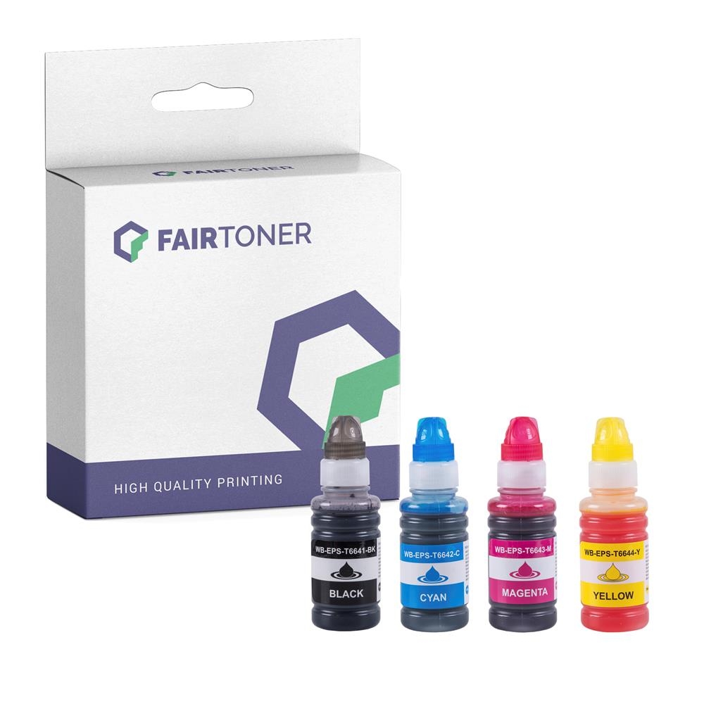 FairToner Set 4 Tintentank T6641-T6644 1xbk 1xcmy