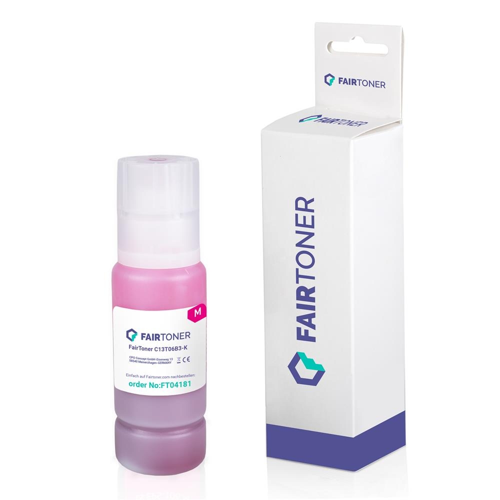 FairToner kompatibel für Epson Tintenpatrone C13T06B340 / 113 Magenta