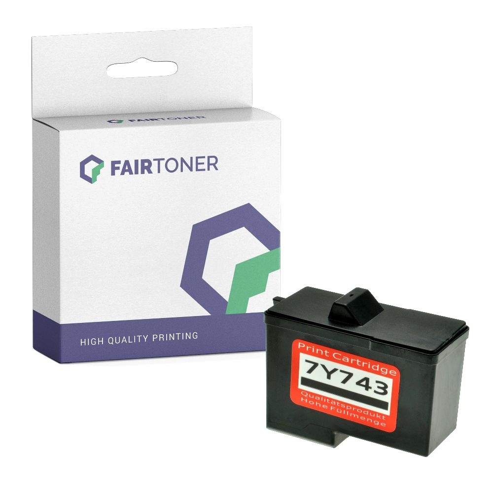FairToner kompatibel für Dell Tintenpatrone 592-10043 / 7Y743 Schwarz
