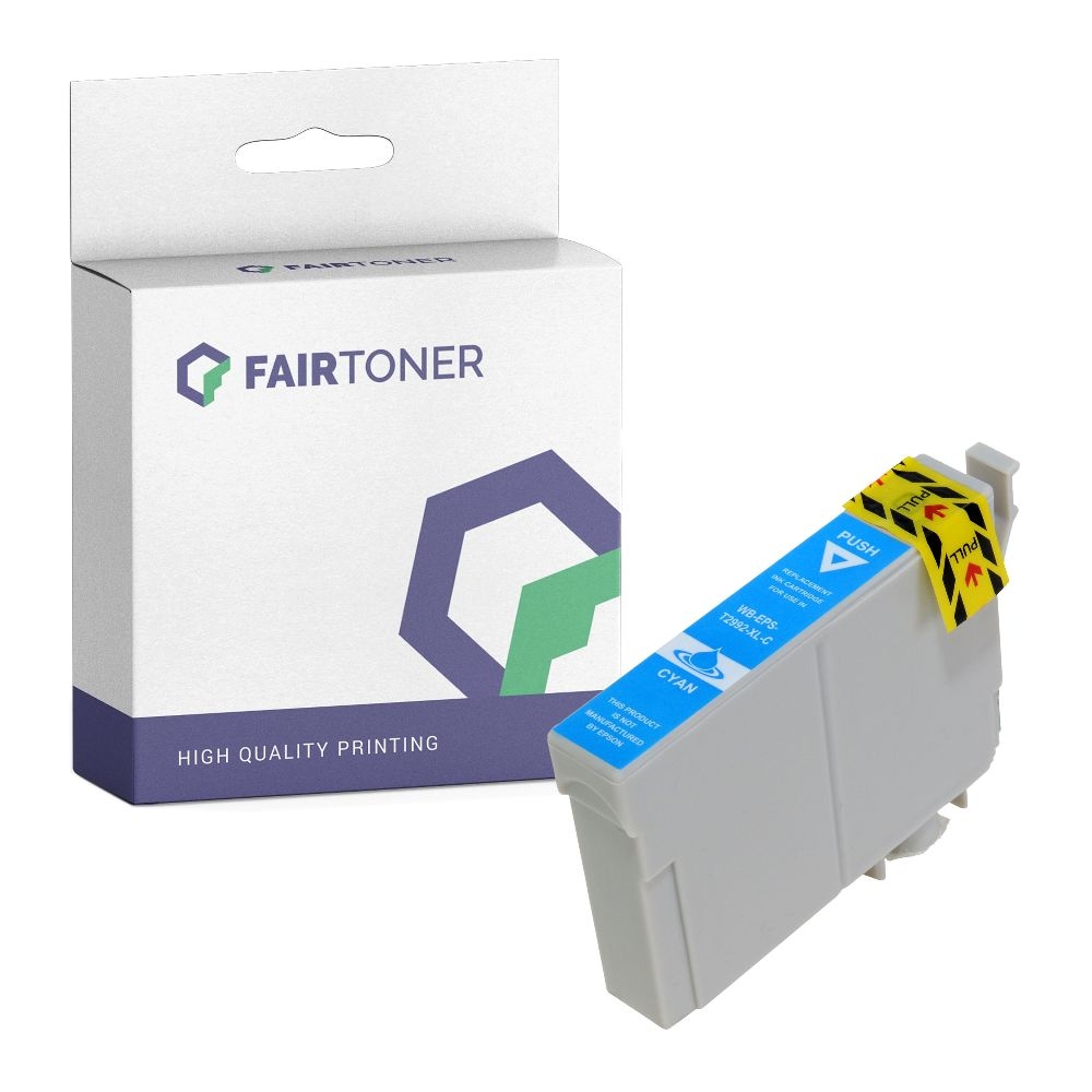 FairToner kompatibel für Epson Tintenpatrone C13T29824010 / 29 Cyan