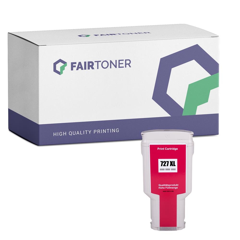 FairToner kompatibel für HP Tintenpatrone F9J80A / 727 Grau