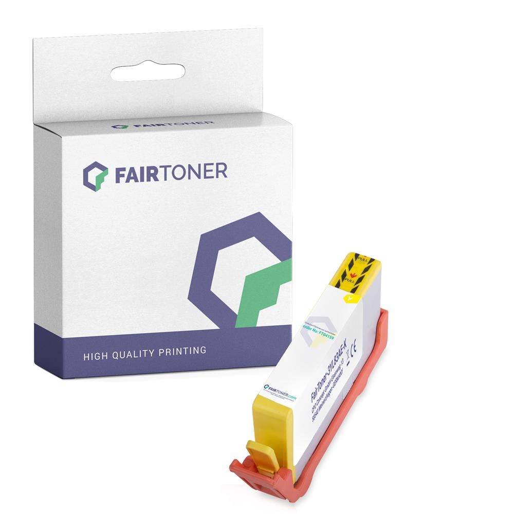 FairToner kompatibel für HP Tintenpatrone 3YL83AE / 912XL Gelb [XL Füllmenge]