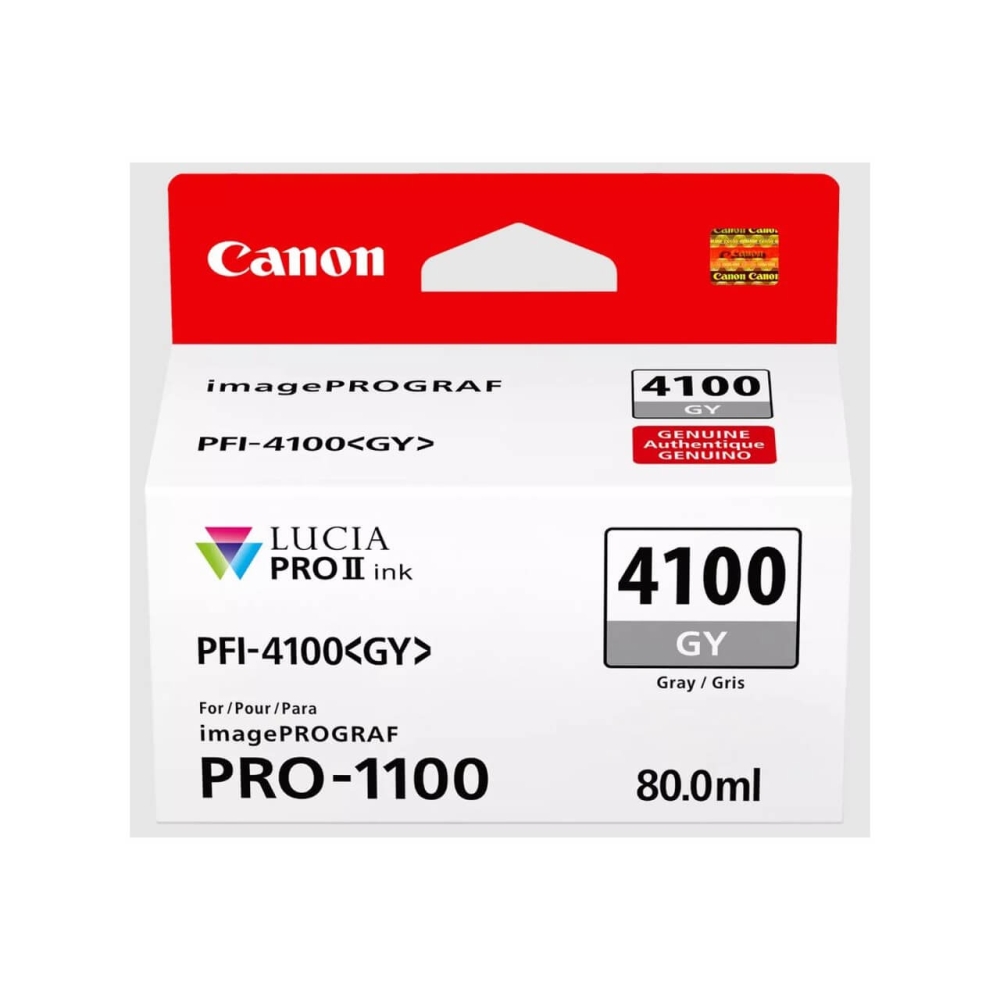 Original Canon Tintenpatrone 6783C001 / PFI-4100GY Grau