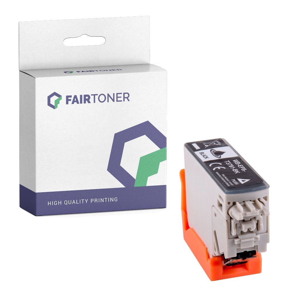 FairToner kompatibel für Epson Tintenpatrone C13T37814010 / 378 Schwarz