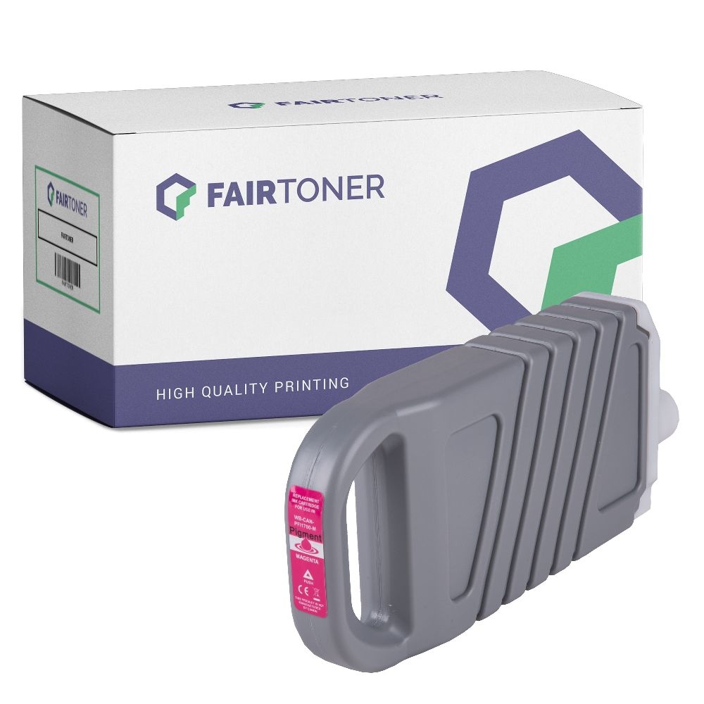 FairToner kompatibel für Canon Tintenpatrone 0777C001 / PFI-1700M Magenta