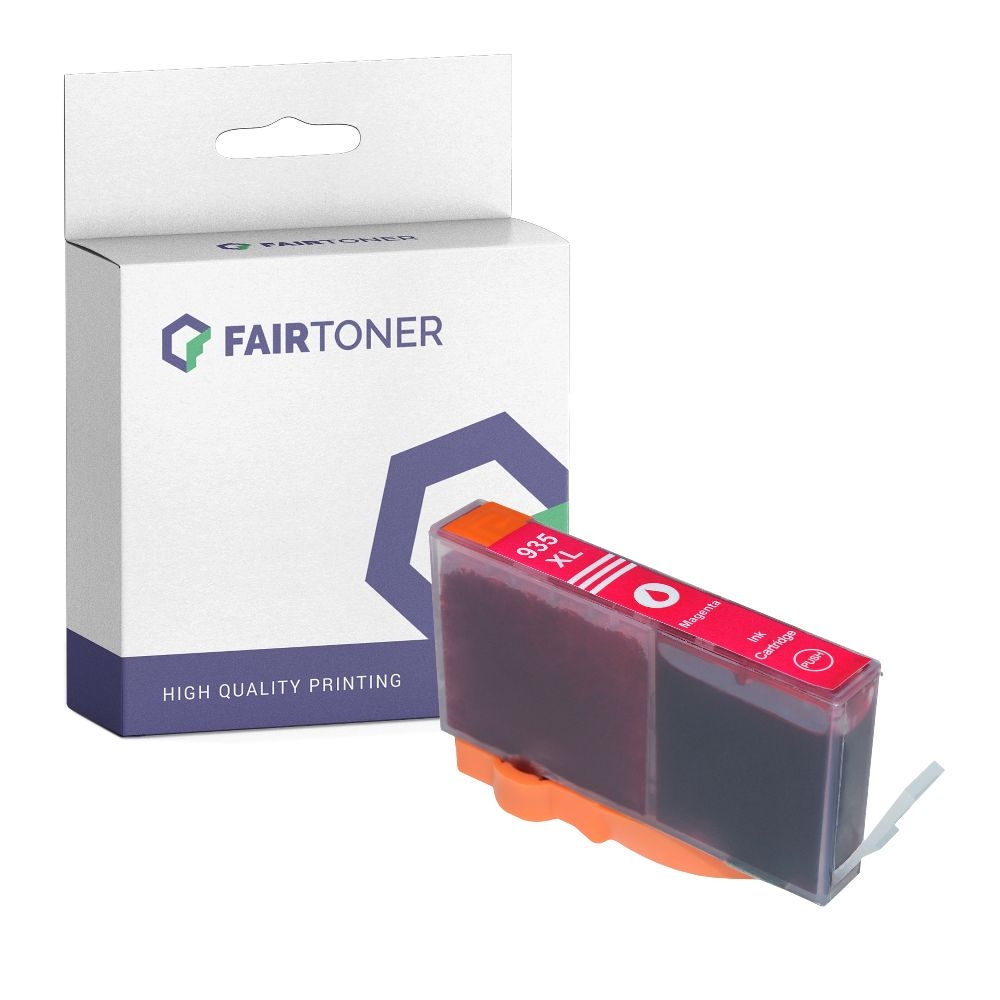 FairToner kompatibel für HP Tintenpatrone C2P25AE / 935XL Magenta [XL Füllmenge]