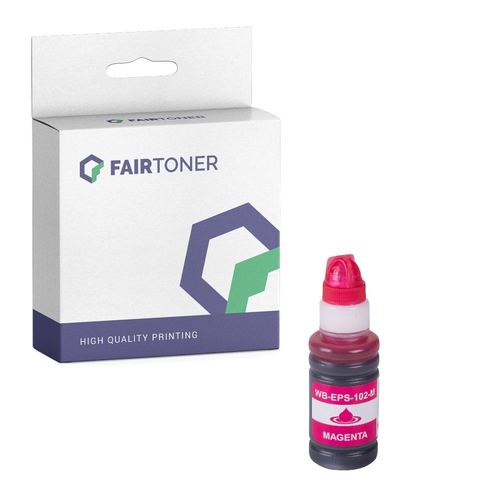 FairToner kompatibel für Epson Tintenpatrone C13T03R340 / 102 Magenta